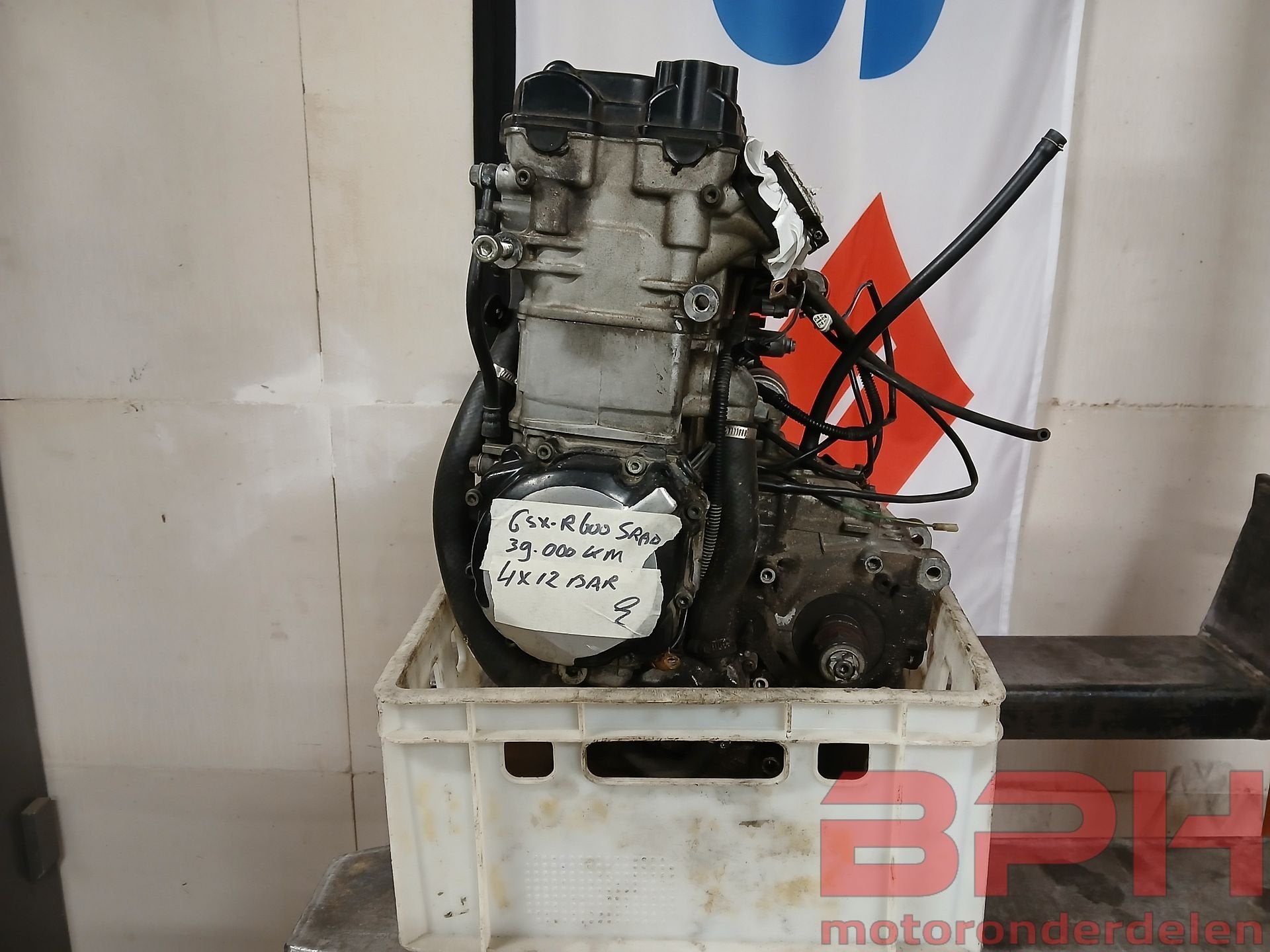 Motorblok Suzuki GSX-R 600 SRAD 1997 t/m 2000 engine motor G, Motoren, Ophalen, Gebruikt, -, -