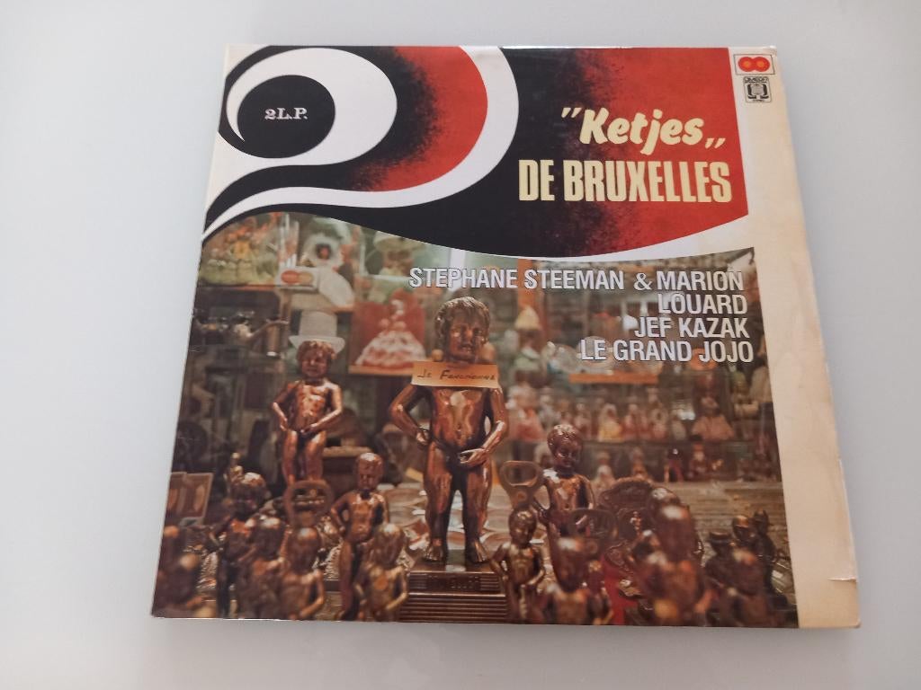 Vinyle 2LP Ketjes de Bruxelles Pop Folk Brussels Folk Music, Enlèvement ou Envoi, 12 pouces, Musique régionale
