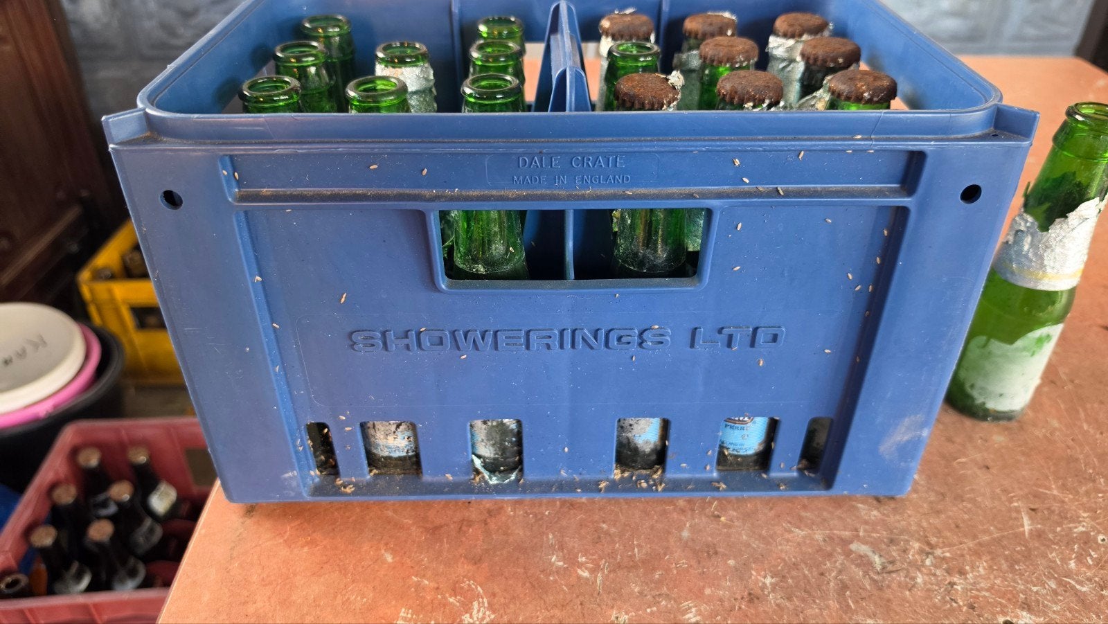 Oude Babycham-flesjes 10 volle en 14 lege flesjes orig bak, Verzamelen, Wijnen, Ophalen, Gebruikt, Overige gebieden, Overige typen