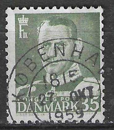 Danemark 1948/1953 - Yvert 322 - Frederik IX (ST), Timbres & Monnaies, Envoi, Danemark, Affranchi