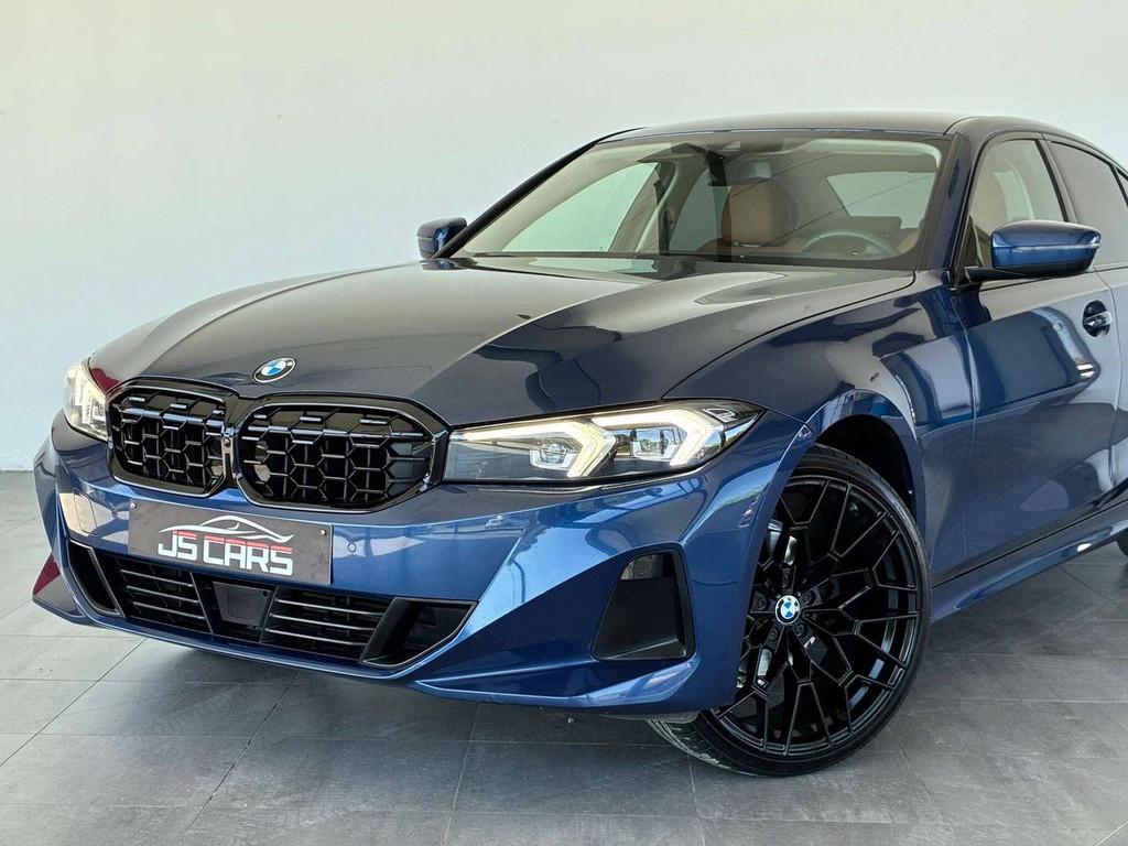 BMW 3 Serie 318 iA LOOK M-COCKPIT-CARPLAY-GPS-CUIR-JANTES20-, Auto's, BMW, Gebruikt, Euro 6, 4 cilinders, Blauw
