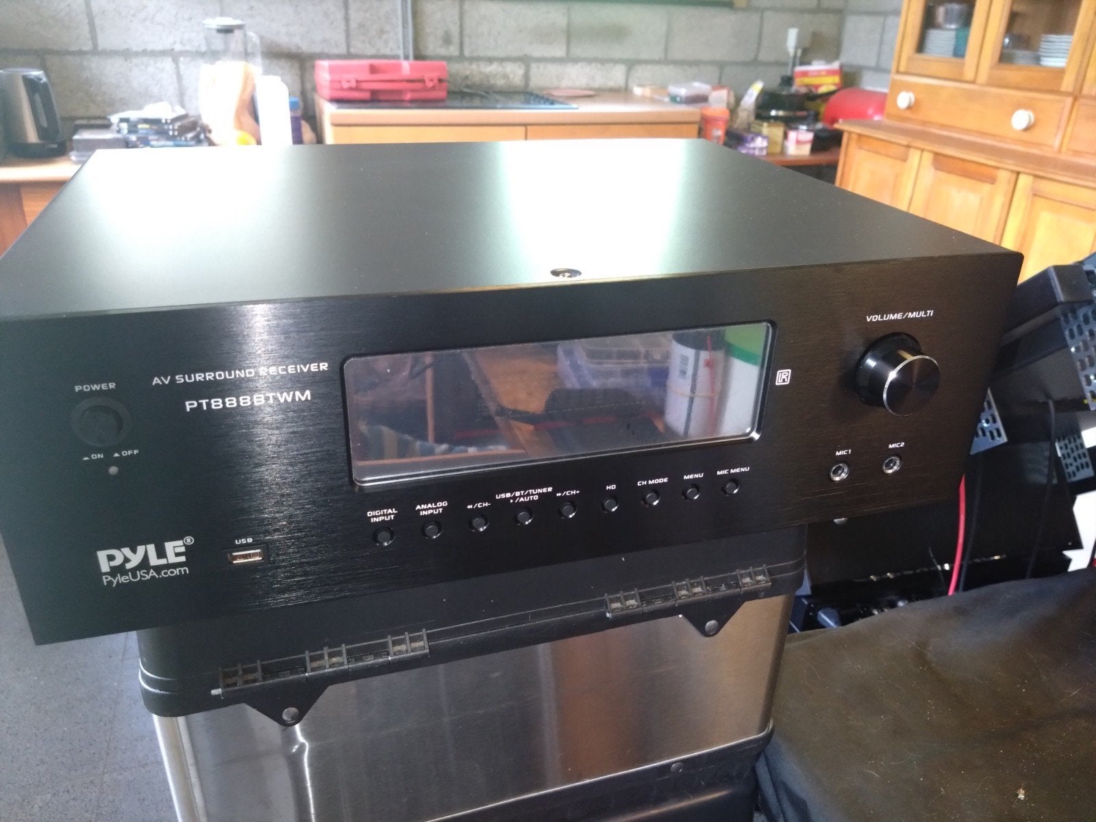 Pyle PT888BTWMEU Tuner Versterker Karaoke, Audio, Tv en Foto, Tuners, Ophalen