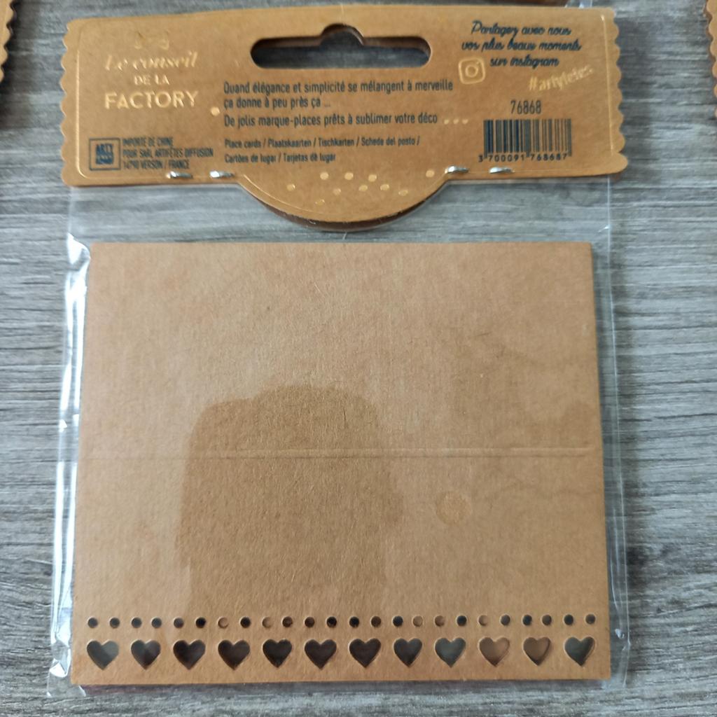 Marques places 9 paquets de 10 5€ le tout, Hobby & Loisirs créatifs, Cartes | Fabrication, Enlèvement