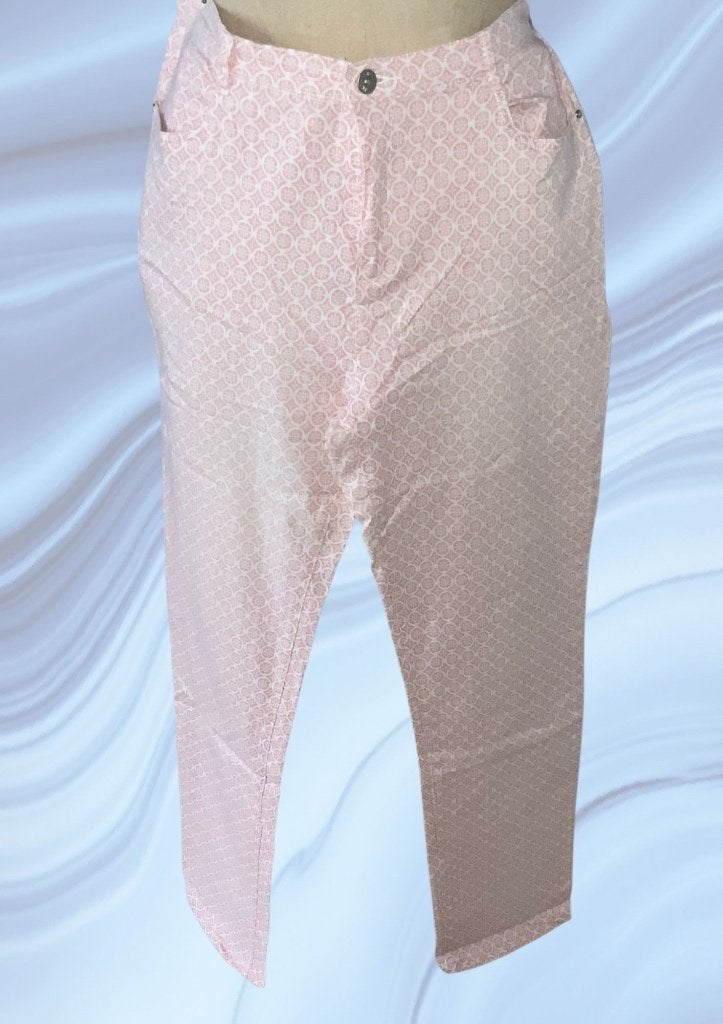 Lange broek maat 46, Verzenden, Maat 46/48 (XL) of groter, Zo goed als nieuw, Roze