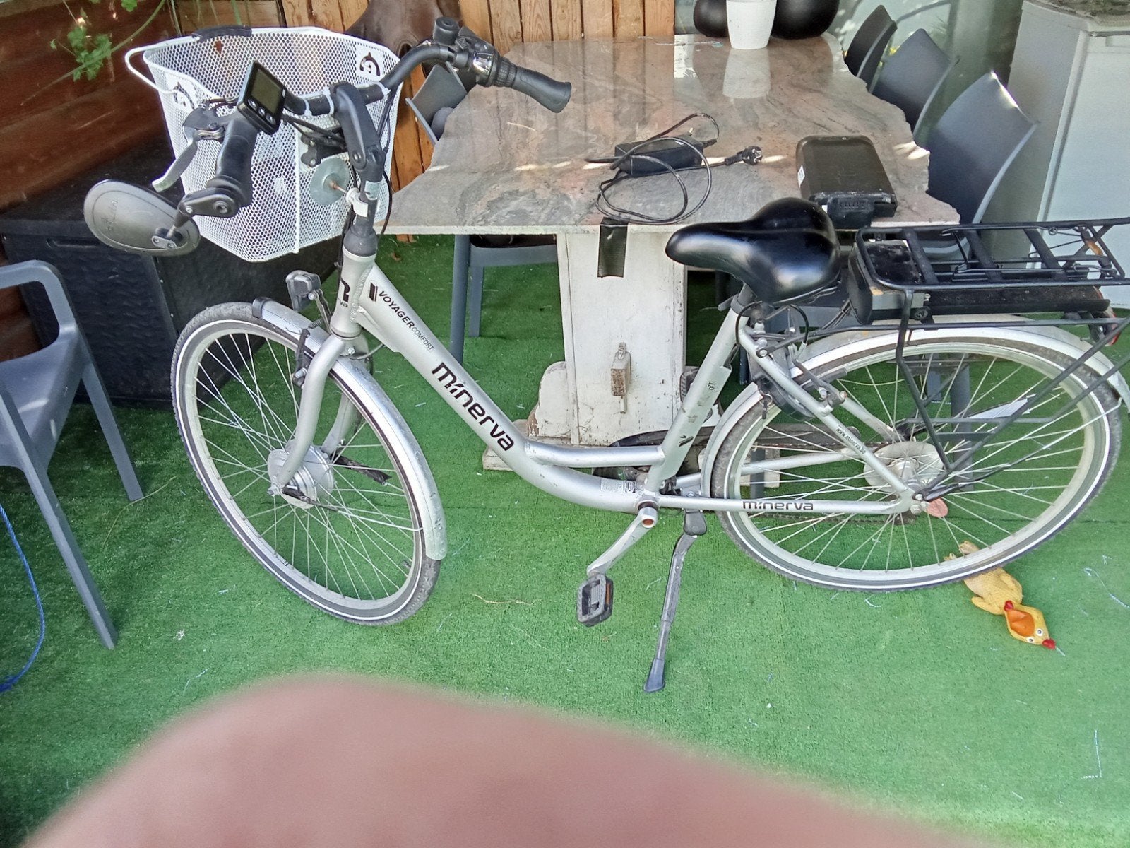 Minerva damesfiets, Autres marques, Enlèvement, 55 à 59 cm, Moins de 30 km par batterie