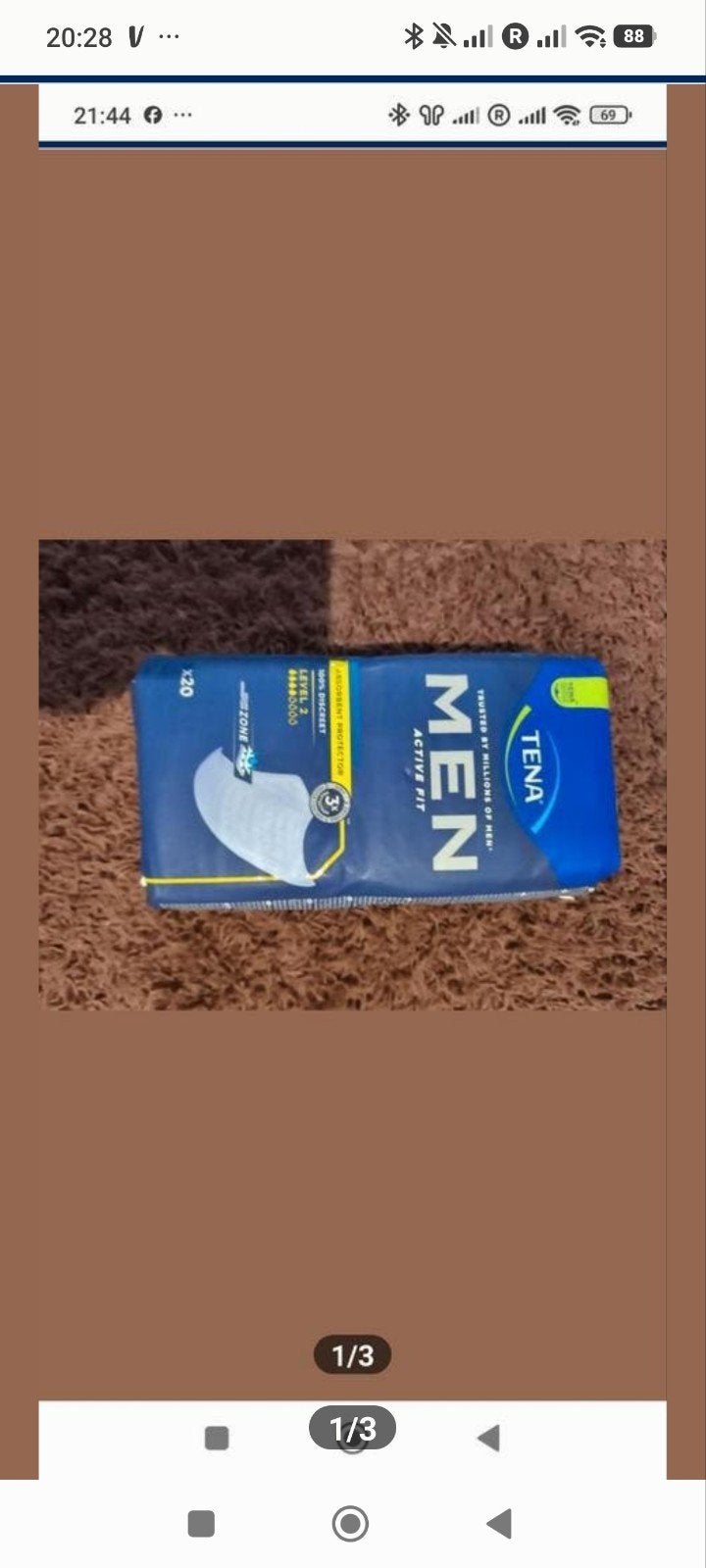 Serviettes d'incontinence Tena Men Level 2 - 20 pièces

Nouv, Divers, Enlèvement