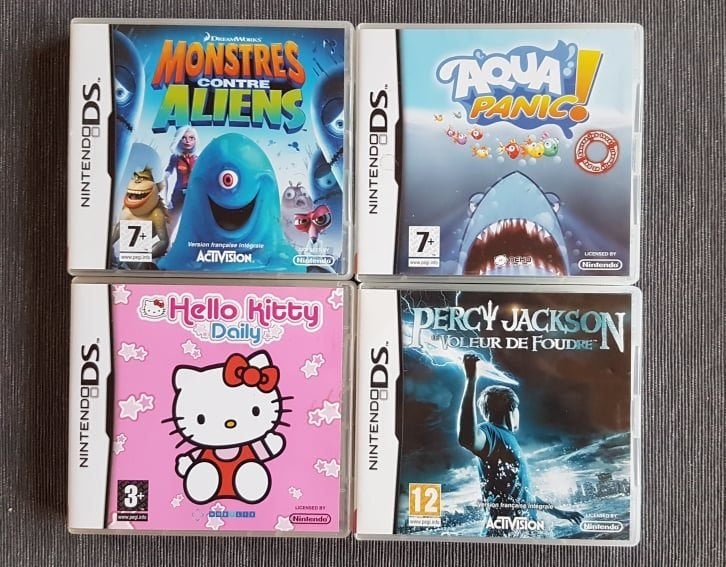 Lot 4 jeux Nintendo DS, Consoles de jeu & Jeux vidéo, Enlèvement ou Envoi, Comme neuf