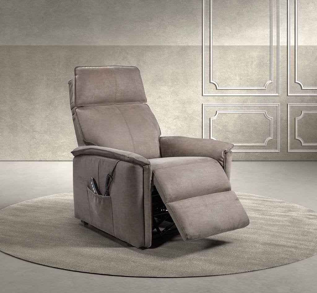 Nieuw stoffen elektrische relax 2 moters + lift 890 euro., Huis en Inrichting, Fauteuils, Ophalen, Nieuw, Stof