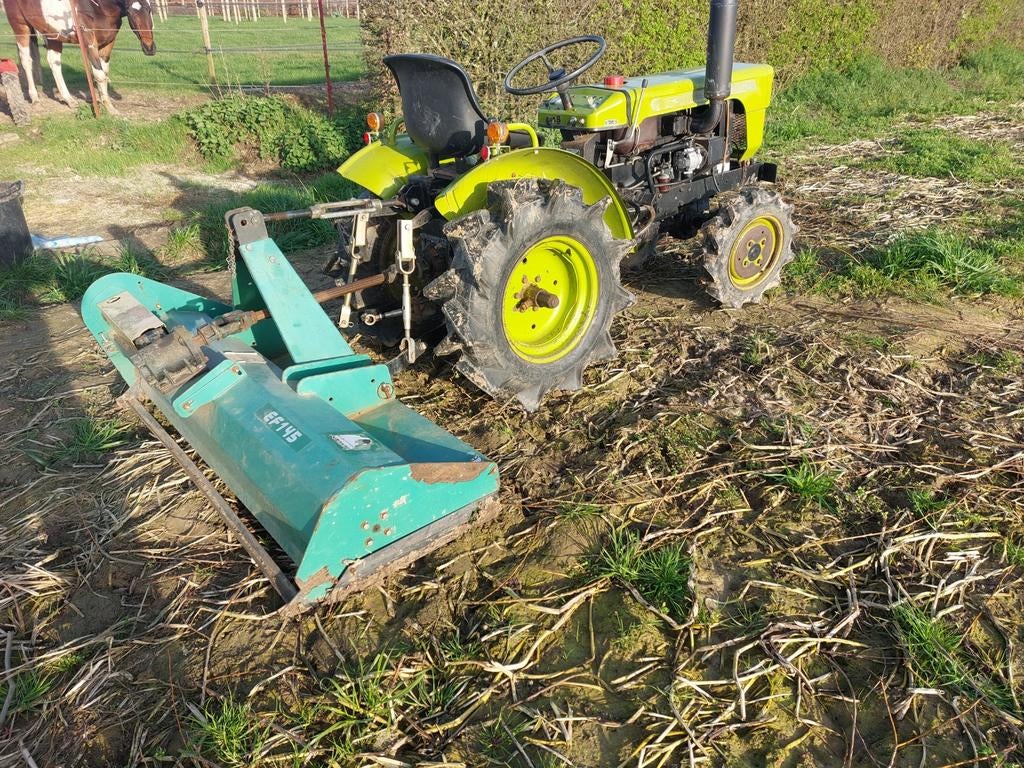 Yanmar minitractor met klepelmaaier, Tuin en Terras, Hand-tuingereedschap, Ophalen