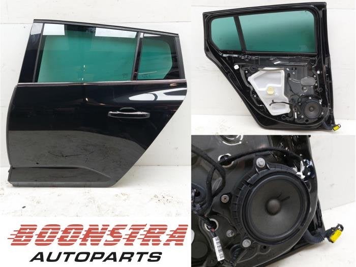 Portière 4portes arrière gauche d'un Renault Megane (TEGNE, Renault, -, 3 mois de garantie, Utilisé