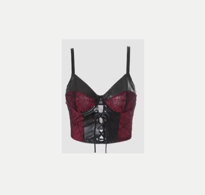 Vintage Y2K grunge spandex top met verstelbare bandjes, Kleding | Dames, Topjes, Nieuw, Maat 38/40 (M), Ophalen of Verzenden