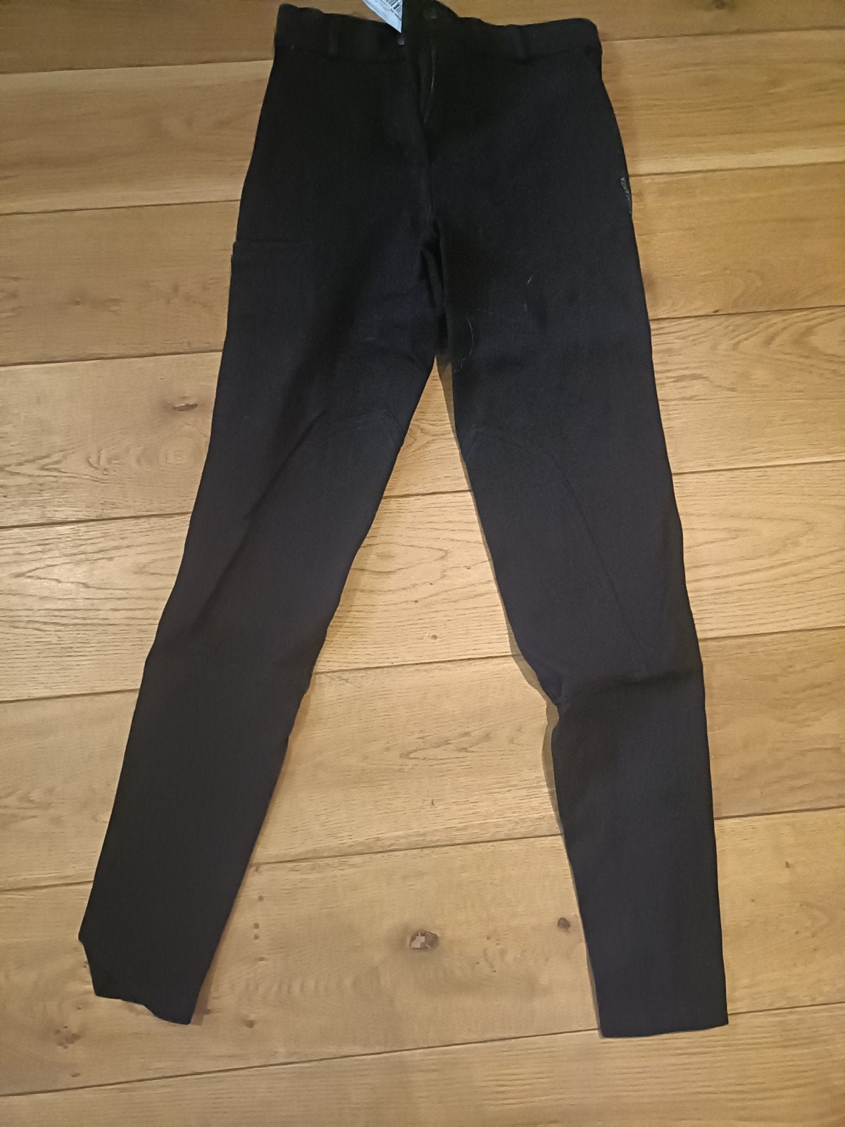 zwarte rijbroek, Kleding | Dames, Leggings, Maillots en Panty's, Legging, Zwart, Ophalen of Verzenden, Maat 44/46 (L)