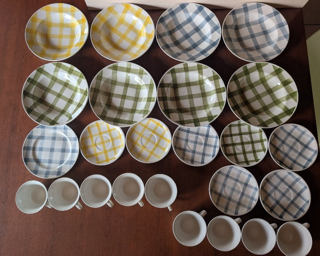 Servies "Nappe" Moulin des Loups/Orchies (Frans,Jaren '60), Enlèvement