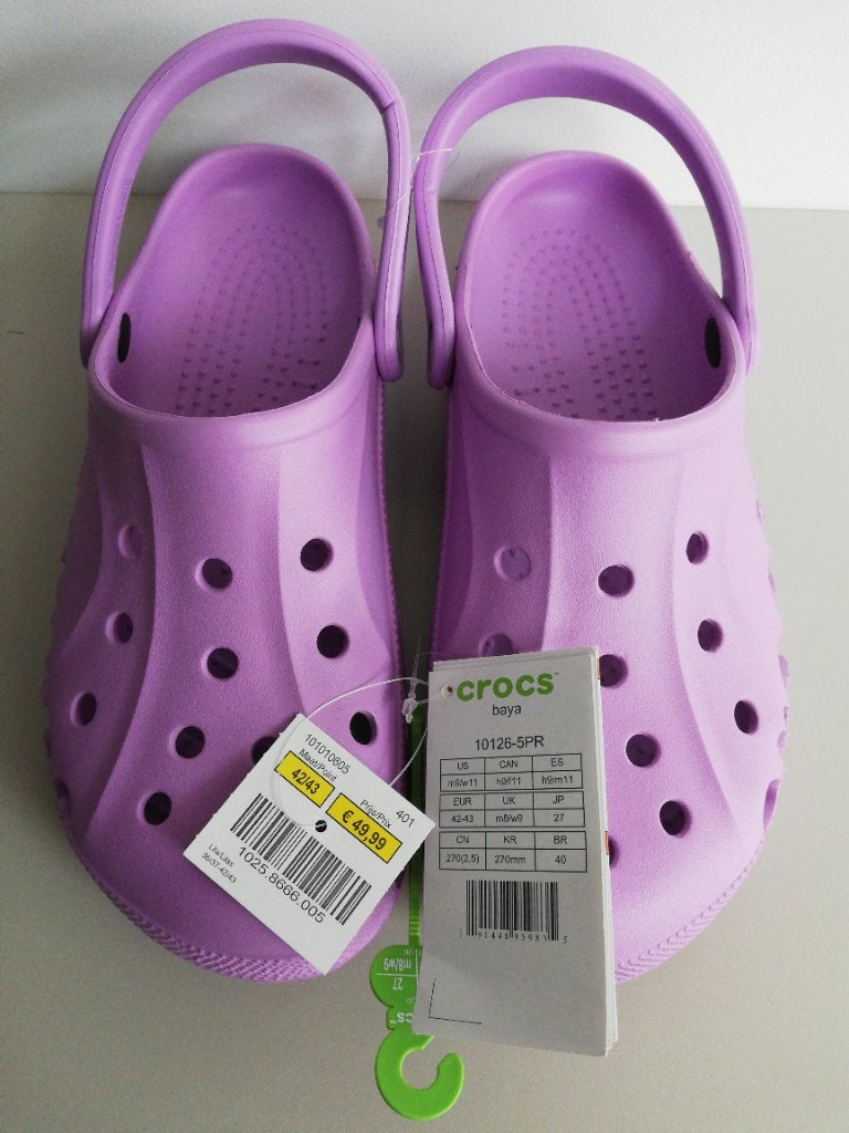 NIEUW paarse crocs 42/43  NP 49,99€, Kleding | Dames, Schoenen, Overige kleuren, Overige typen, Nieuw, Ophalen of Verzenden