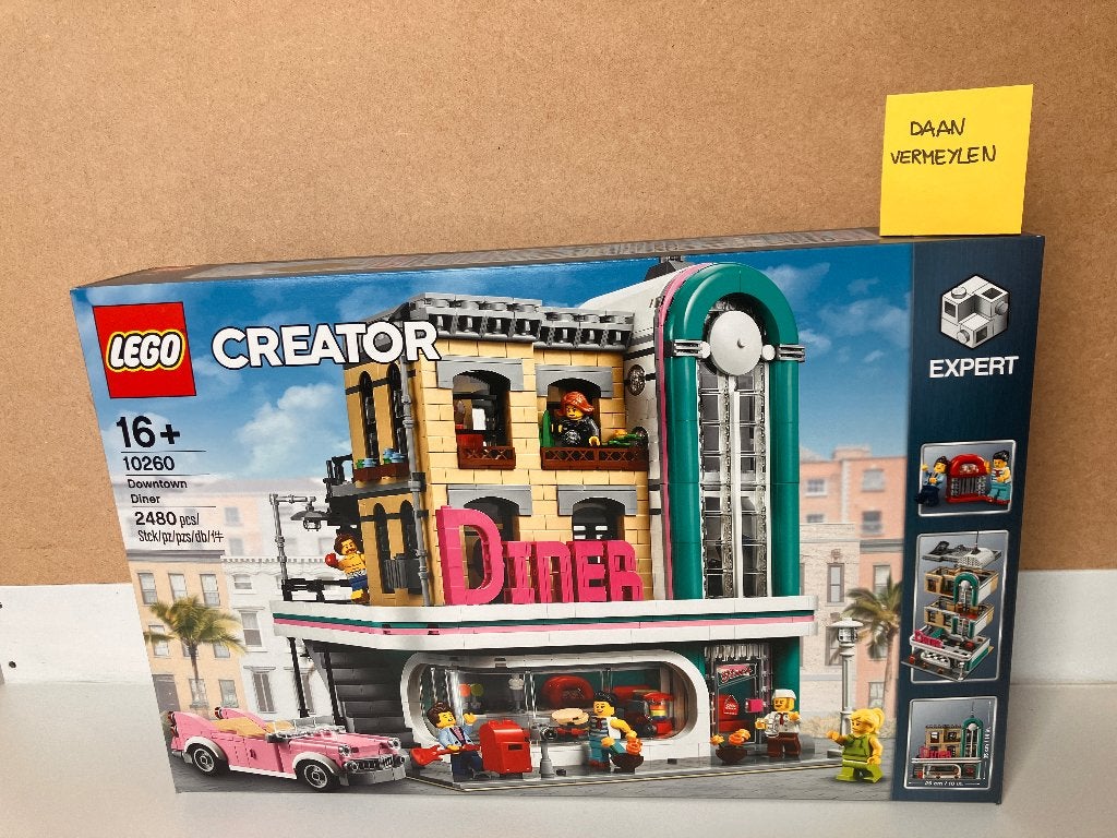Lego 10260 – Downtown Diner - Creator, Kinderen en Baby's, Lego, Nieuw, Ophalen of Verzenden, Creator