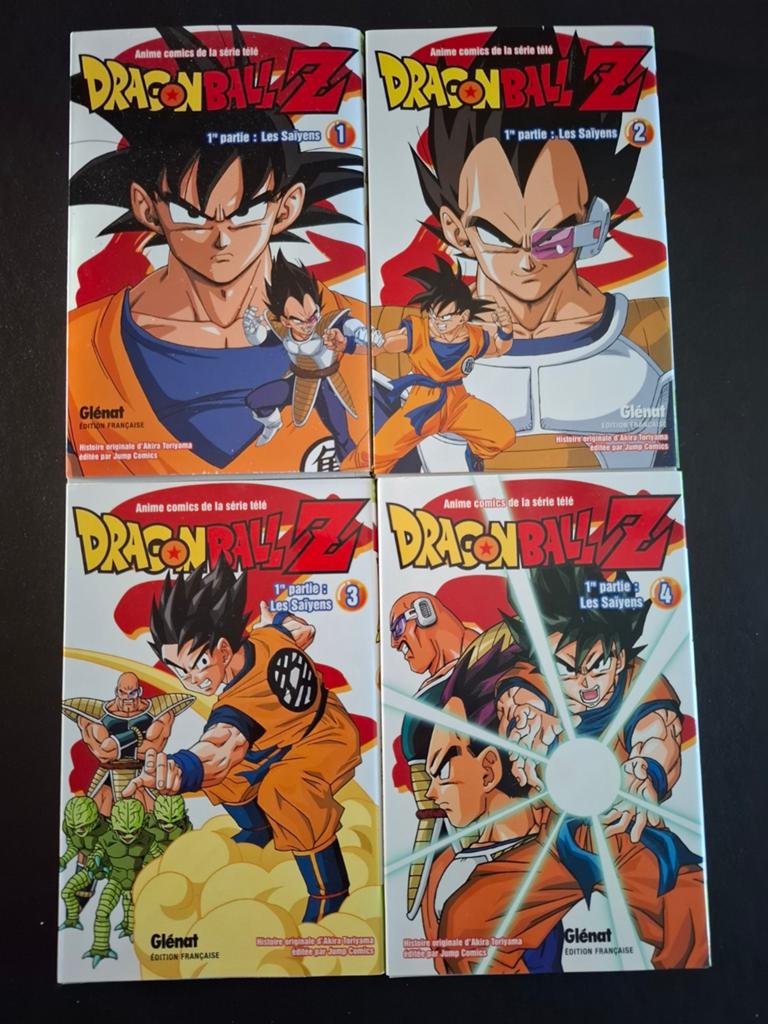 4 mangas NEUFS:Dragon Ball Z tome1,2,3,4, Livres, Plusieurs comics, Enlèvement, Neuf, Akira Toriyama