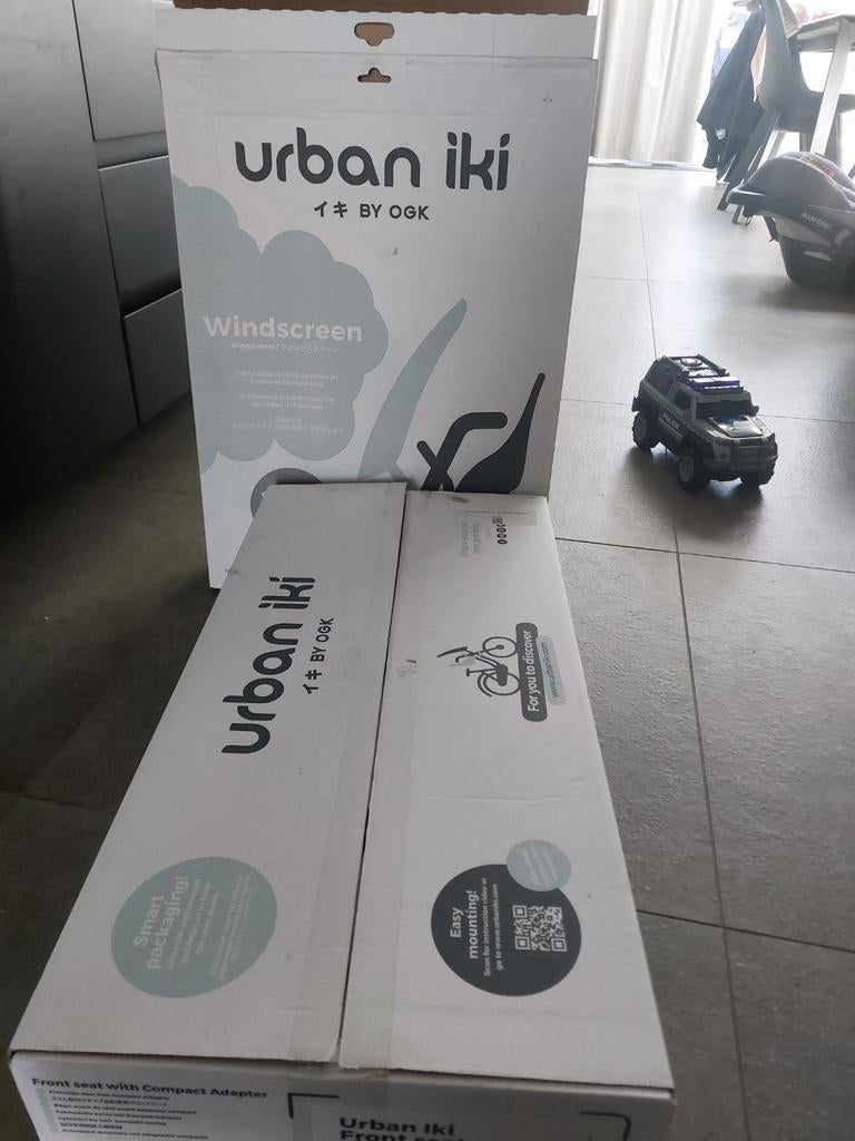 Urban Iki voorzitje voor de fiets, Ophalen