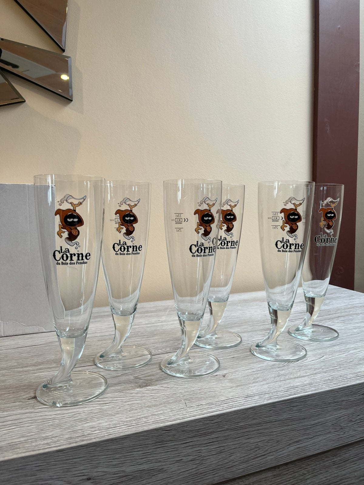 VERRES LA CORNE EDITION LIMITÉE NEUFS !, Enlèvement ou Envoi, Neuf