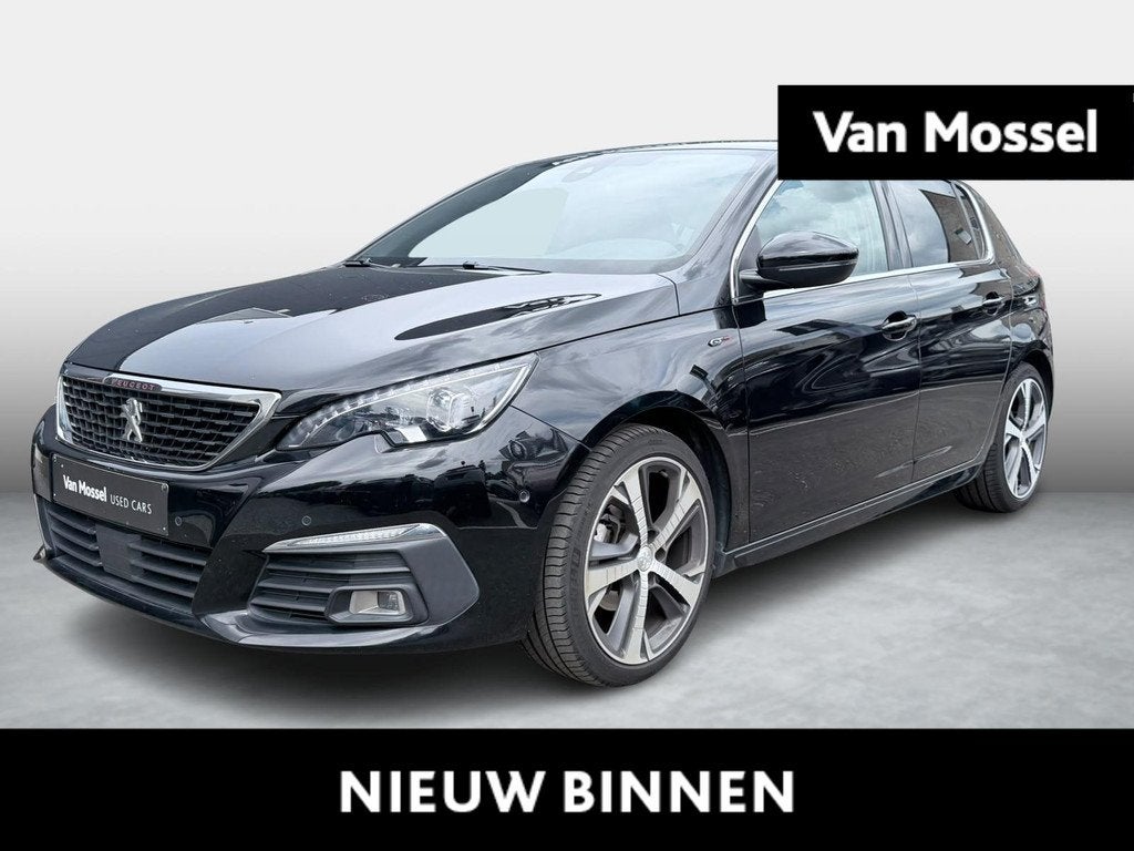Peugeot 308 1.5 BlueHDi 130 DPF S&S EAT8 GT Pack, Stof, Gebruikt, Zwart, 4 cilinders