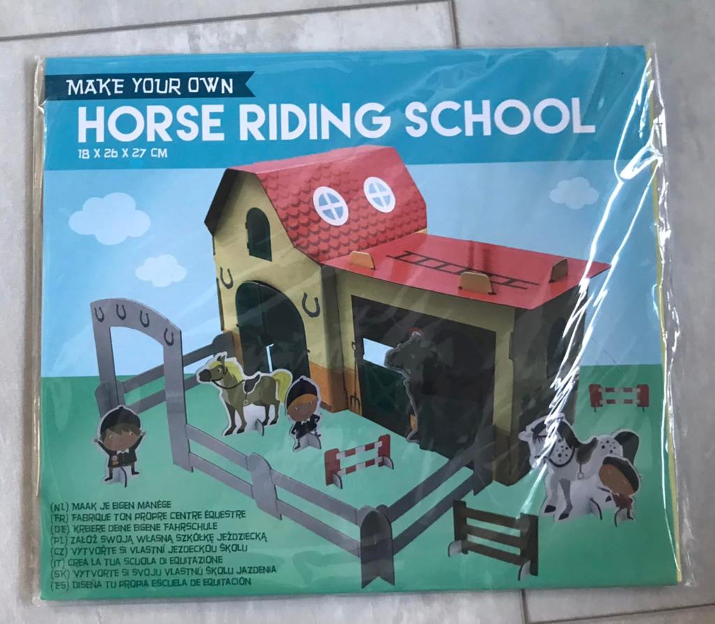 Je eigen paardenstal maken, Neuf, Dieren, Bricolage, Éducatif