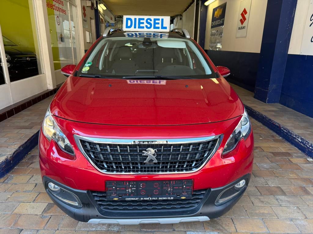 Peugeot 2008 1.6 diesel 99 pk 2017 126.000 km GPS Airco, Auto's, Voorwielaandrijving, Euro 6, 4 cilinders, 1600 cc