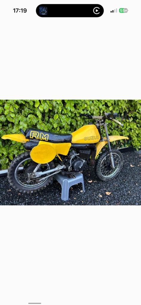 SUZUKI RM50 oldtimer twinshock minicrosser 1980 1981, Motoren, Particulier