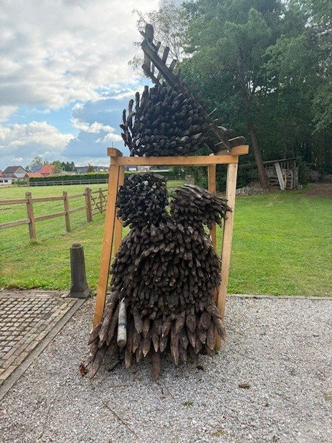 kastanje afsluiting en kippenhok, Enlèvement, Utilisé, Porte du jardin
