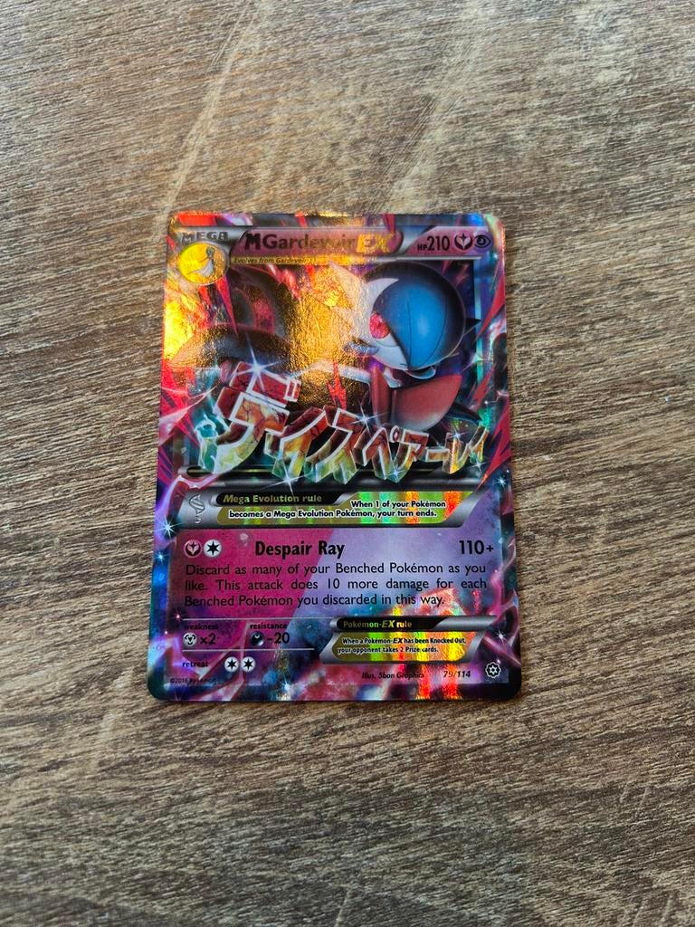 M gardevoir ex, Hobby en Vrije tijd, Verzamelkaartspellen | Pokémon, Ophalen of Verzenden, Zo goed als nieuw