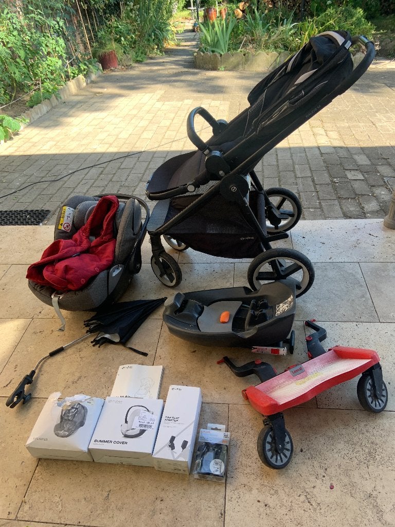 Cybex kinderwagenset, Gebruikt, Met autostoeltje, Ophalen, Kinderwagen