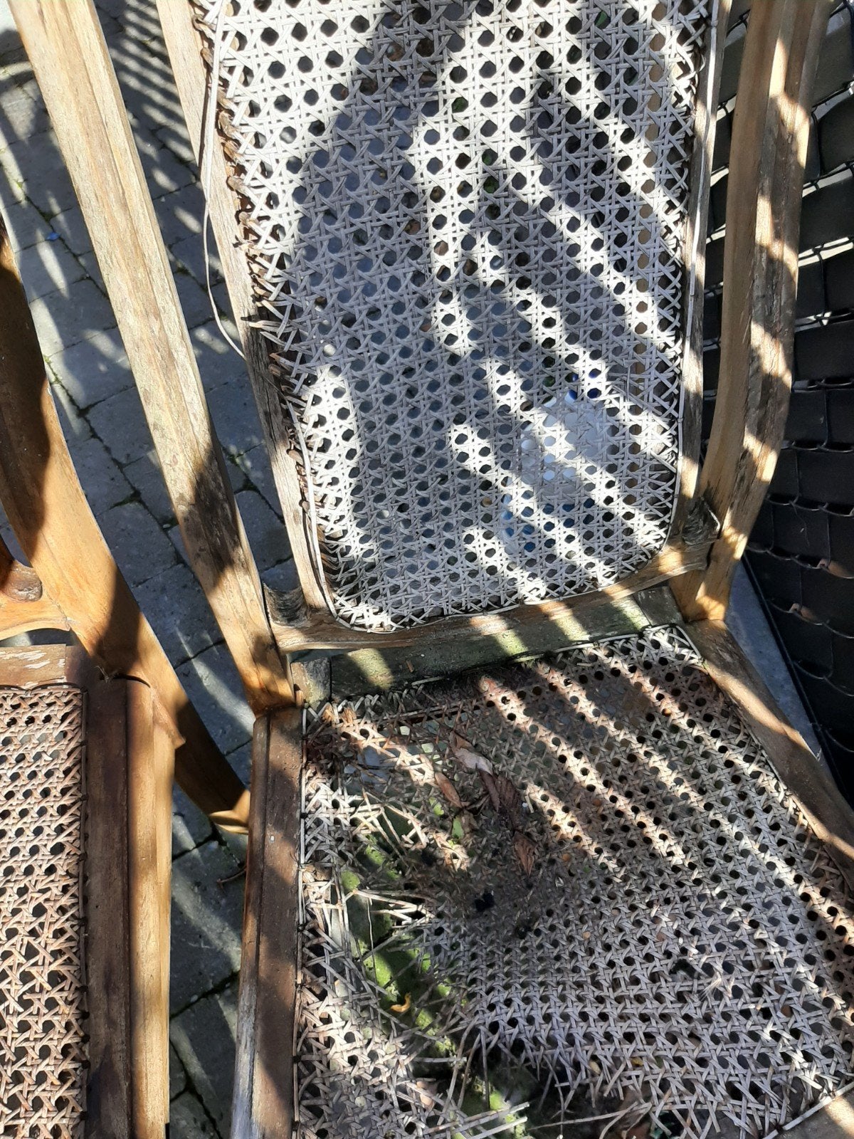 antieke stoelen, Ophalen