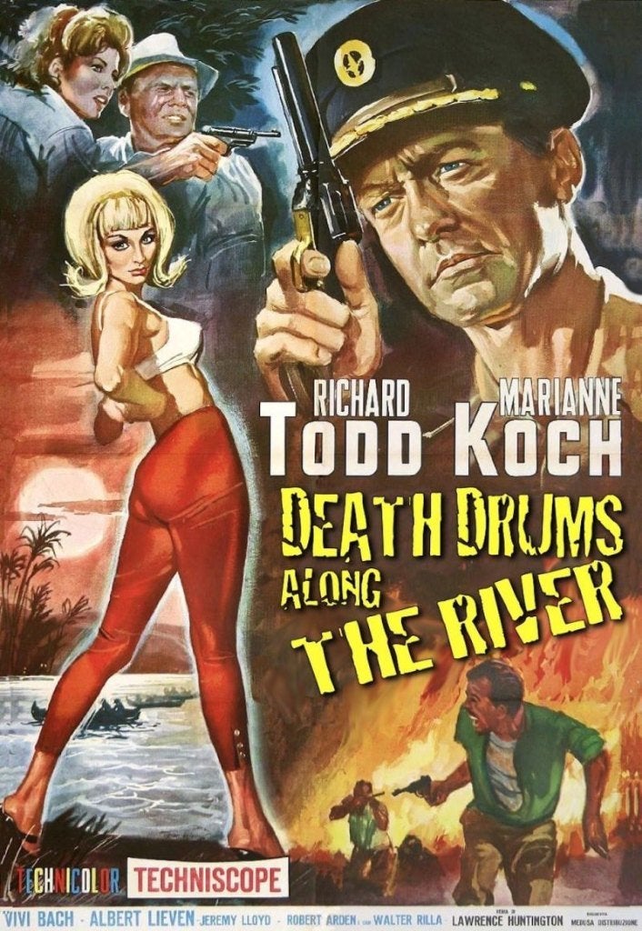 16mm speelfilm -- Death Drums along the River (1963), Ophalen of Verzenden, 16mm film