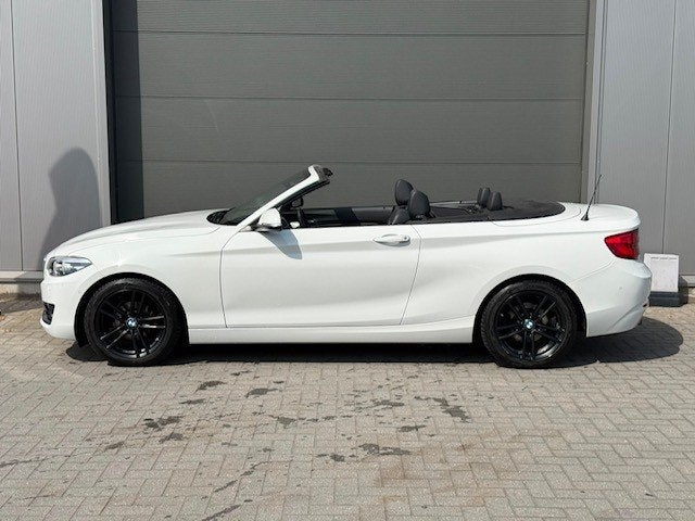 BMW 218I Cabrio 54.000km, Auto's, Lichtsensor, Wit, Leder, Bedrijf