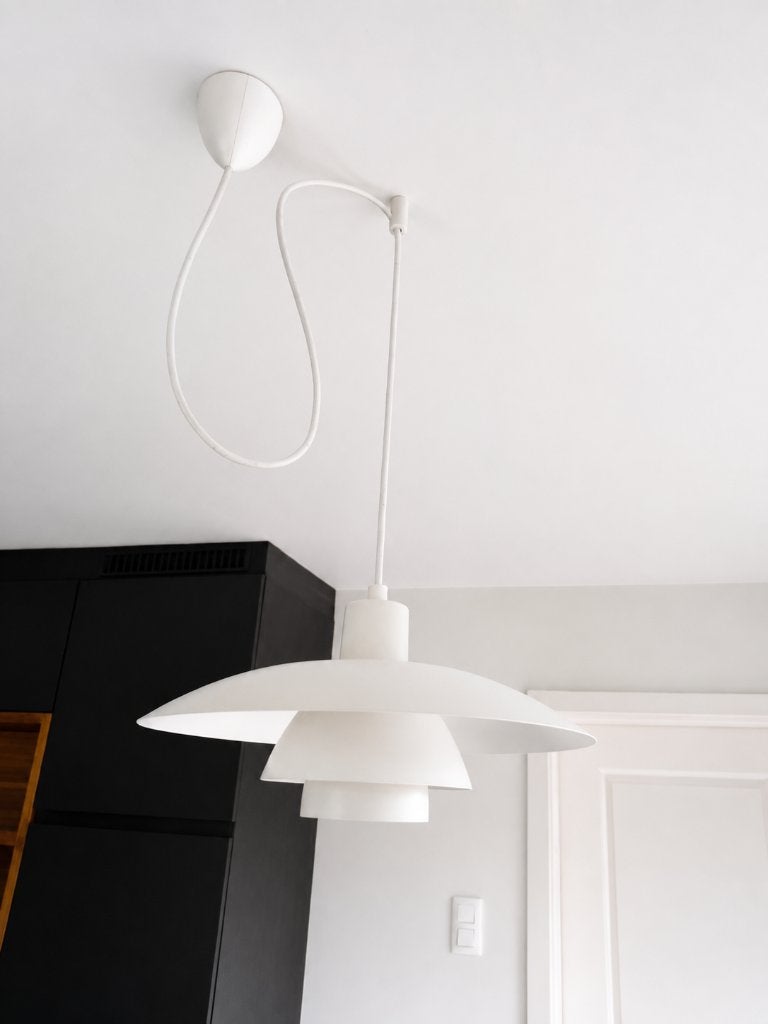 Originele Louis Poulsen PH 4/3 hanglamp – wit Ø40 cm, Ophalen, Zo goed als nieuw