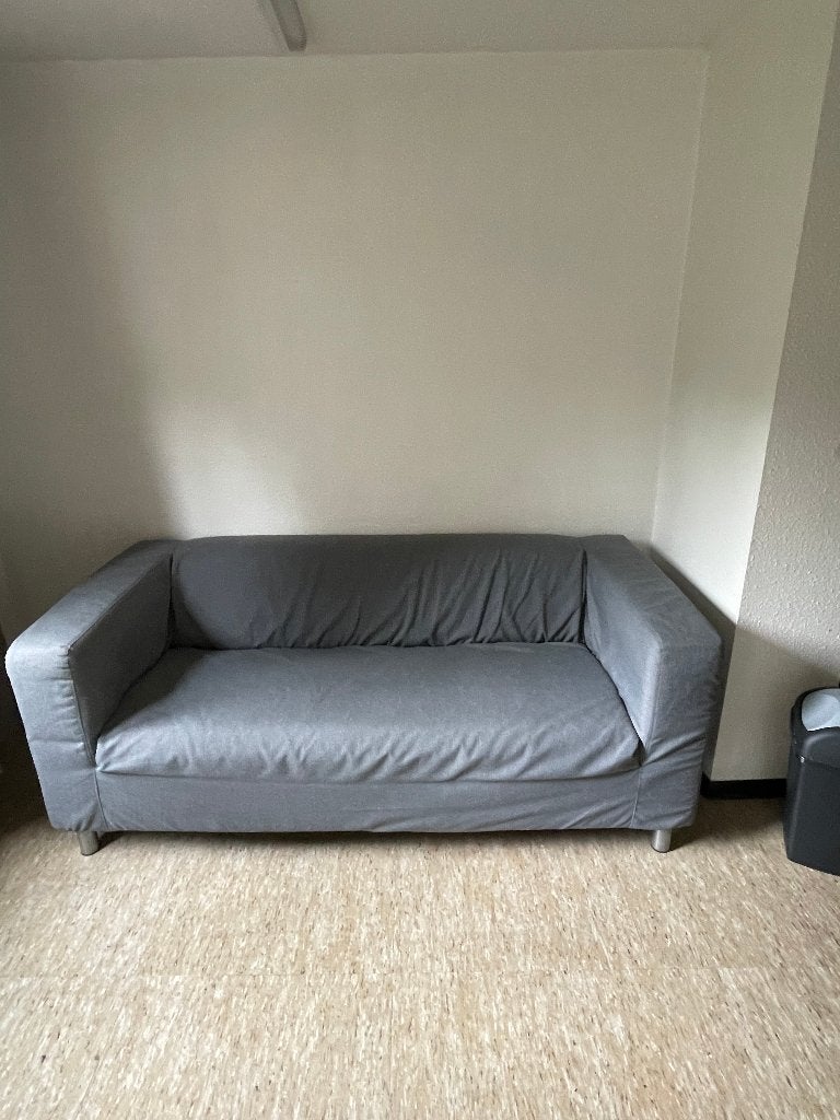 Siège, Maison & Meubles, Canapés | Salons, Utilisé, Banc droit, Deux personnes, 150 à 200 cm, 75 à 100 cm, Bois, Tissus, Enlèvement