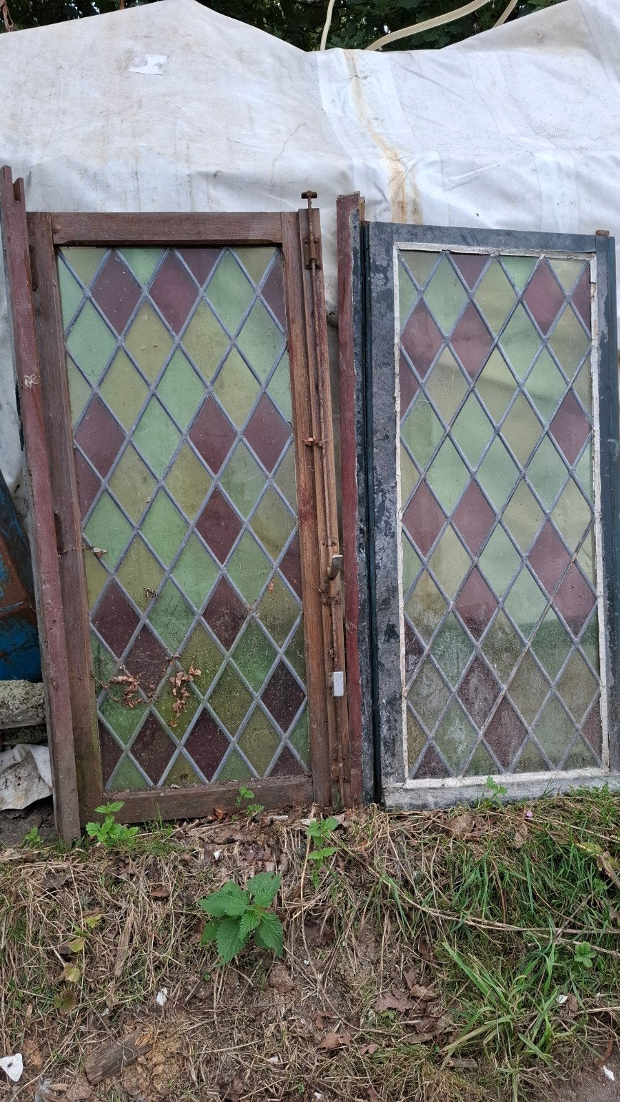 loodglas, Ophalen, Gebruikt, Minder dan 80 cm, Glas in lood