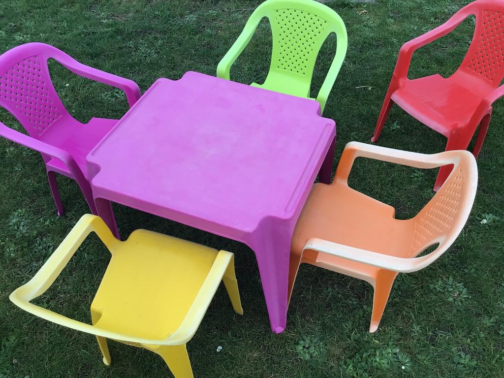Tuinsetje kinderen, Ophalen