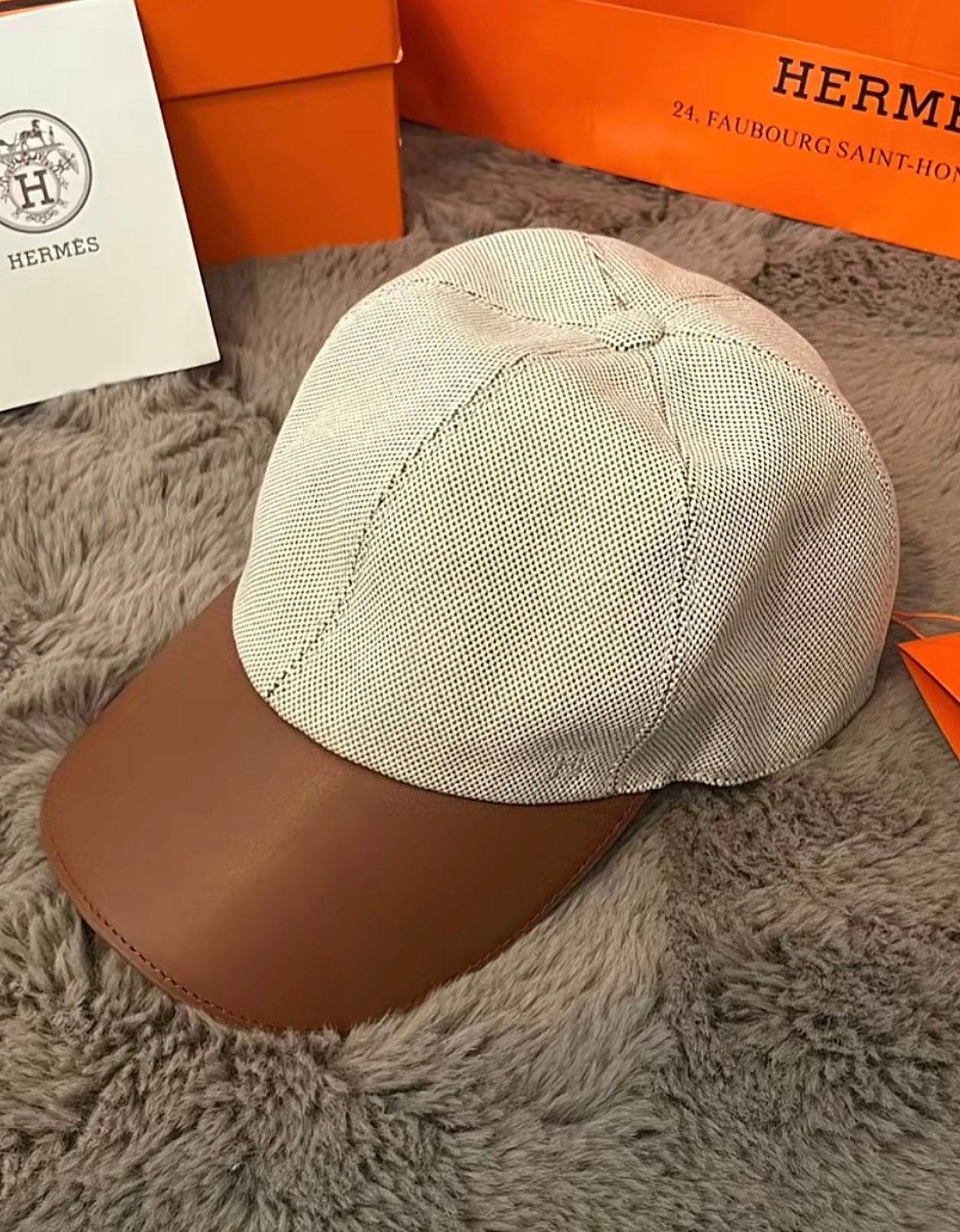 Hermes pet, Kleding | Heren, Ophalen of Verzenden, Zo goed als nieuw, Pet
