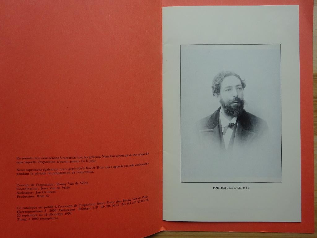 James Ensor 1992 chez Ronny Van de Velde, Anvers, James Ensor, Ophalen of Verzenden, Zo goed als nieuw, Schilder- en Tekenkunst