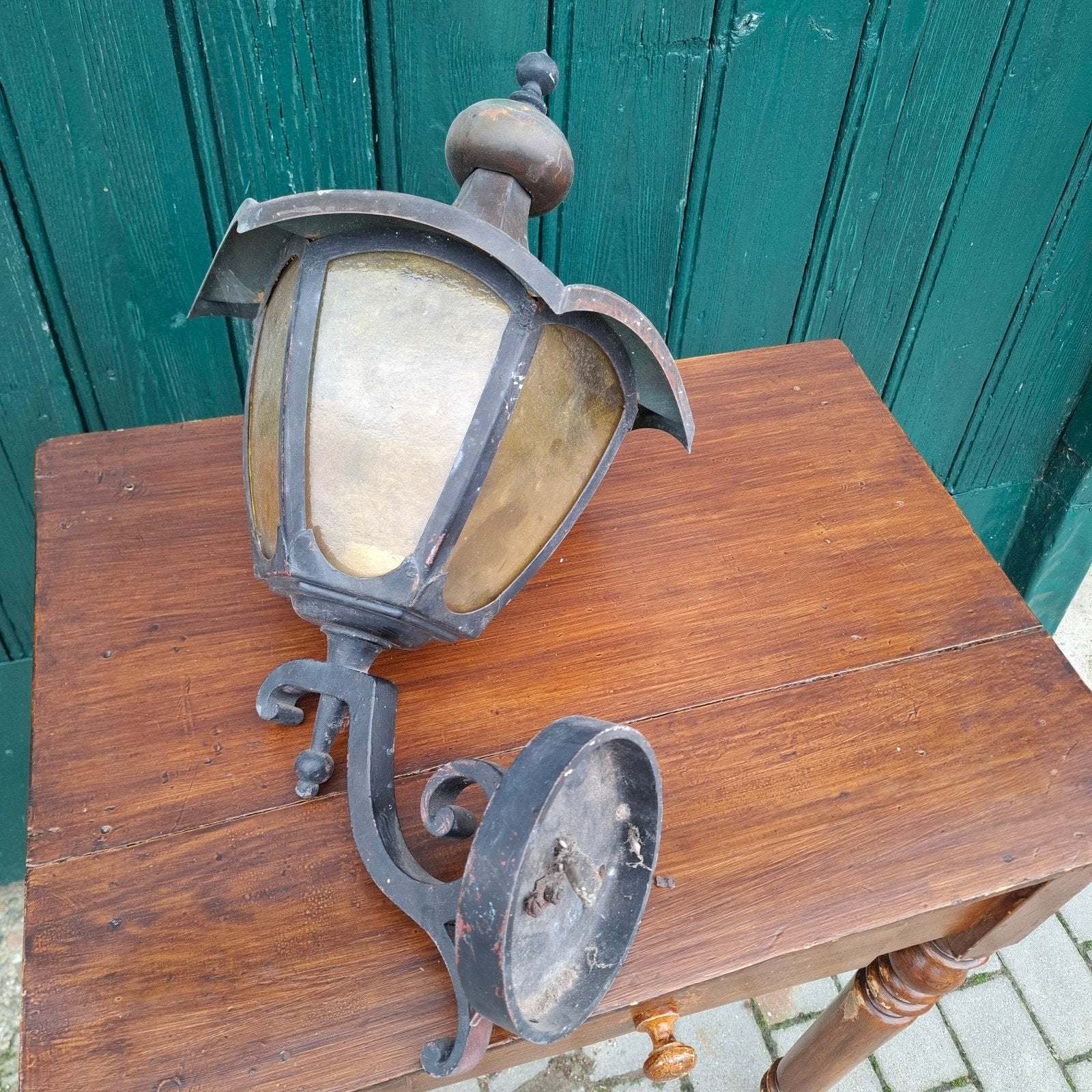 belle lanterne extérieure patinée, Jardin & Terrasse, Enlèvement