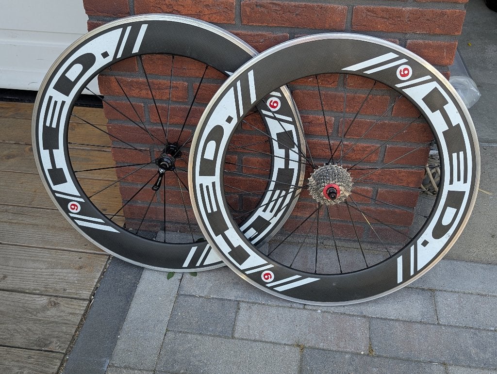 Carbon wielset 80mm velgrem, Racefiets, Zo goed als nieuw, Carbon, Ophalen