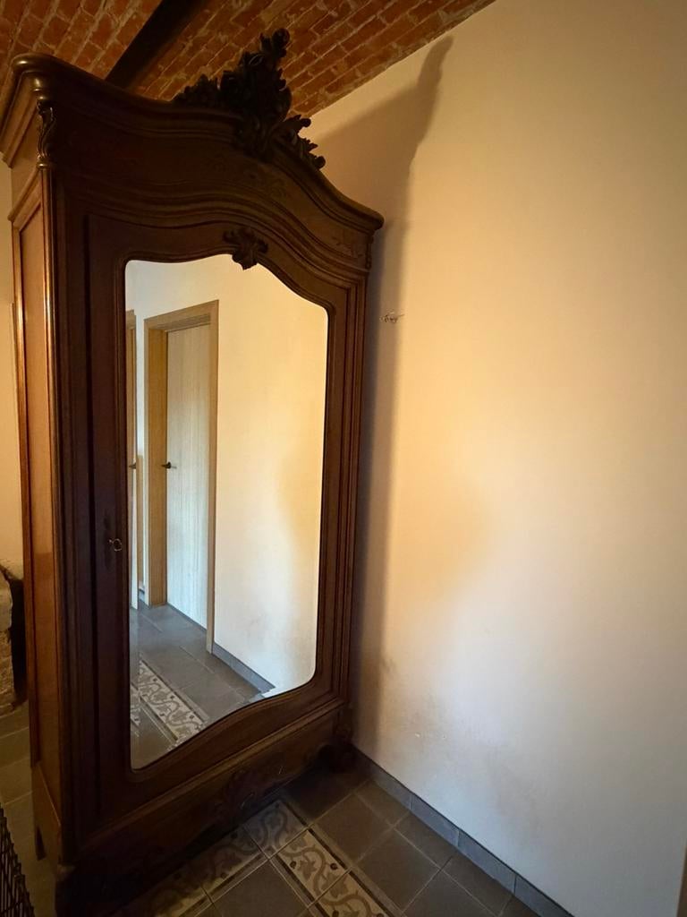 Armoire d'entrée ancienne avec étagères ou cintre, Enlèvement