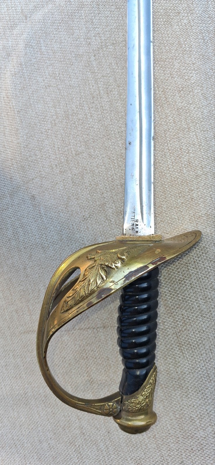 Zeldzame sabel m1896 Balp St Etienne, Verzamelen, Ophalen of Verzenden, Landmacht, Zwaard of Sabel