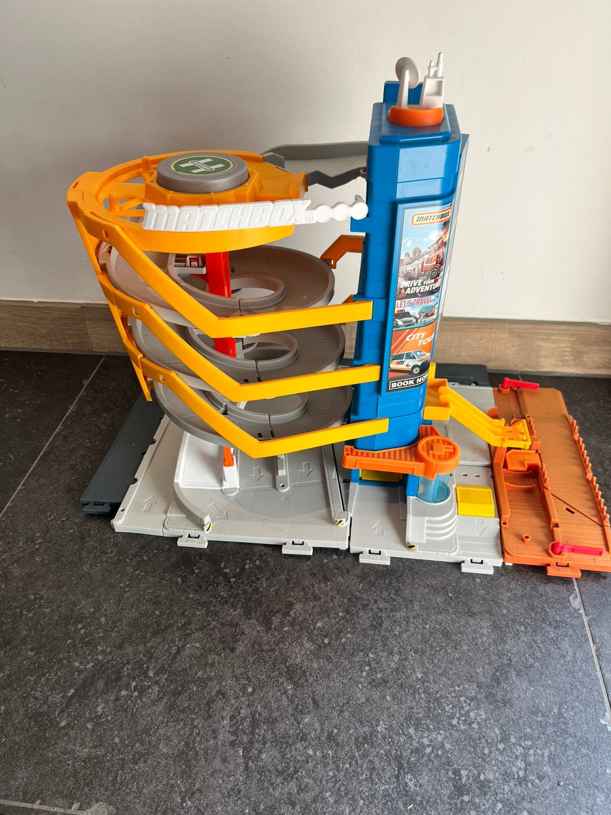 Matchbox racebaan, Ophalen, Zo goed als nieuw, Racebaan