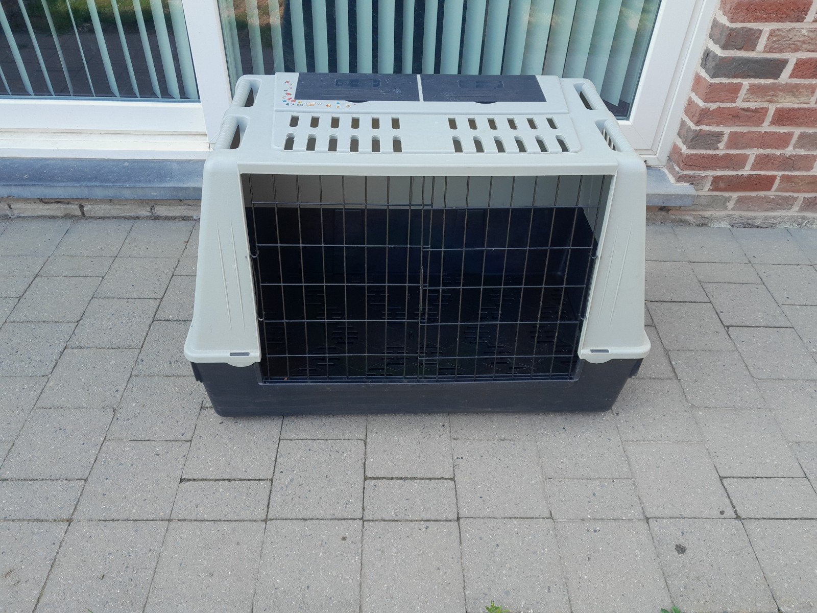 hondenbench  voor middelgrote hond (labrador), Ophalen, Zo goed als nieuw