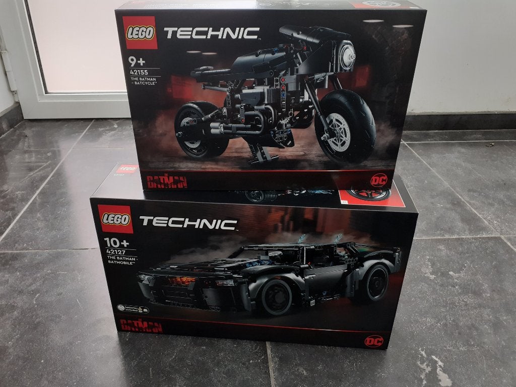 LEGO Technic Batman Batmobile - 42127 en Batcycle 42155, Lego, Nieuw, Ophalen of Verzenden, Technic