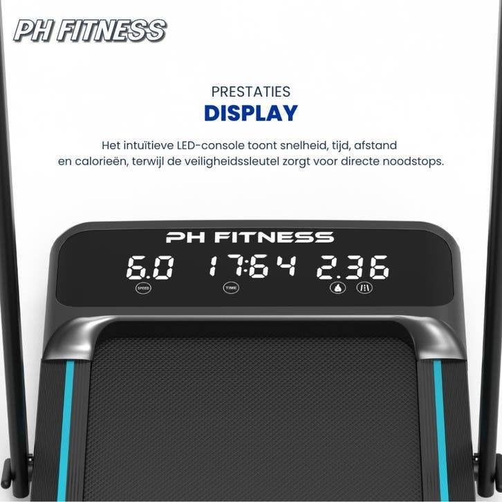 PH Fitness LB-600 Loopband - Treadmill 10 km/u, Ophalen of Verzenden, Nieuw, Benen, Overige typen