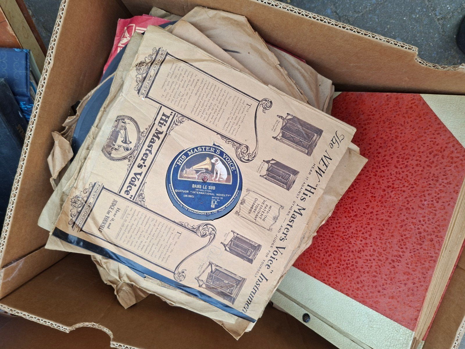 2000 78 tours disques vinyles, Enlèvement