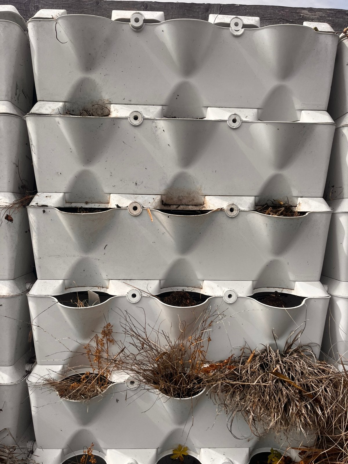 Mur végétalisé vertical pour usage extérieur. 36 bacs !, Jardin & Terrasse, Bacs à fleurs & Jardinières, Utilisé, Synthétique