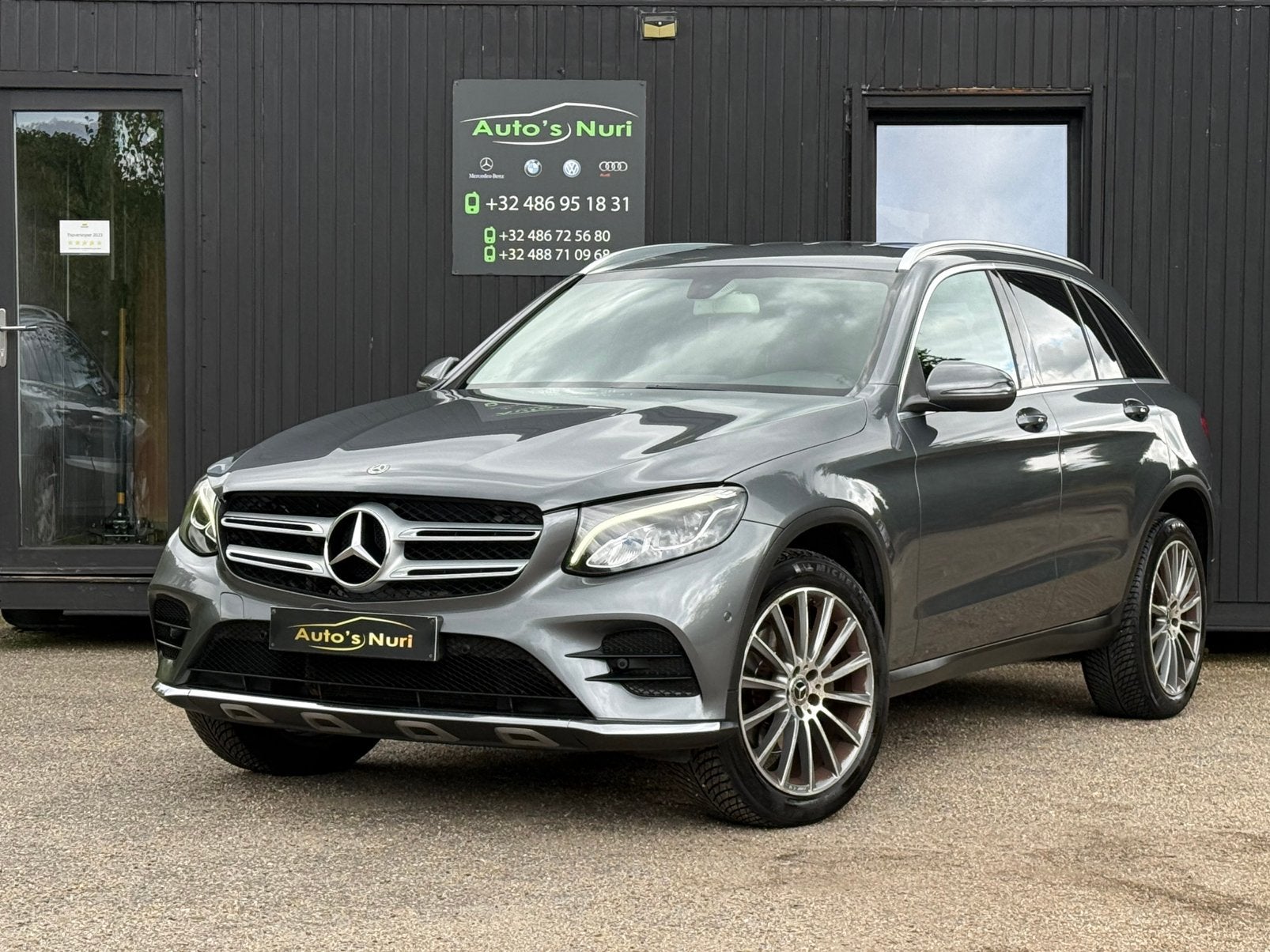 Mercedes-benz glc220d 4matic amg diesel 2018 btw wagen, Autos, Mercedes-Benz, Achat, Euro 6, Entreprise, Noir