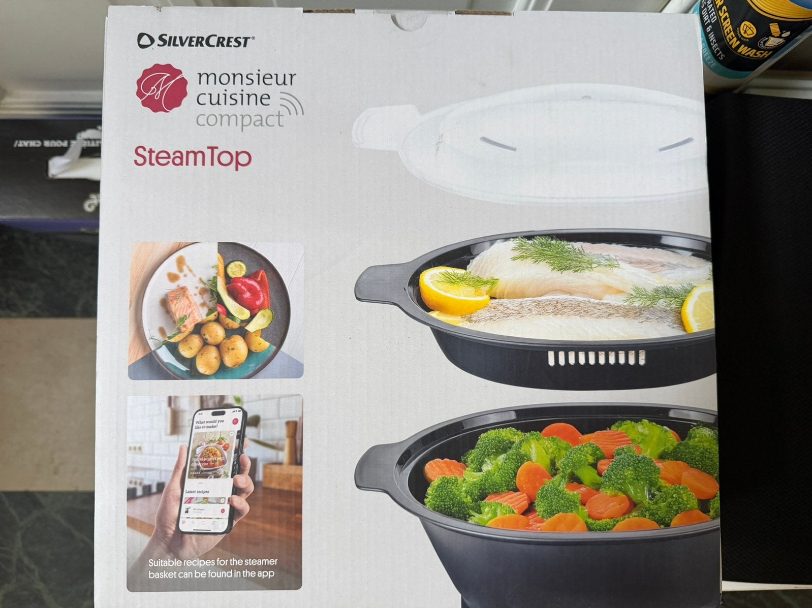 SilverCrest Stoomopzetstuk - Monsieur Cuisine Compact, Ophalen, Nieuw